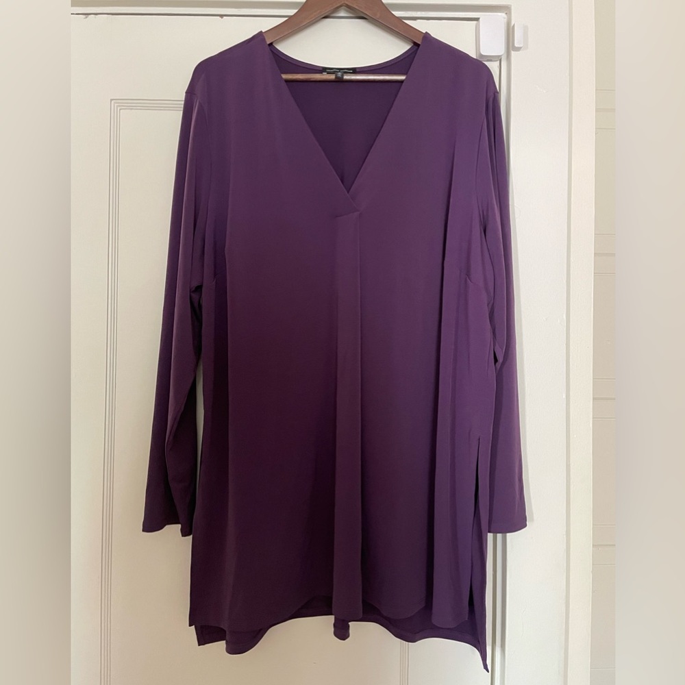 Universal Standard Velvety-Cool Jersey Column Tunic M/18-20 - Picture 5 of 6